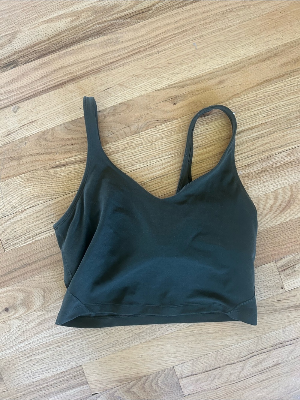 Lululemon Align Tank top in a deep olive green
